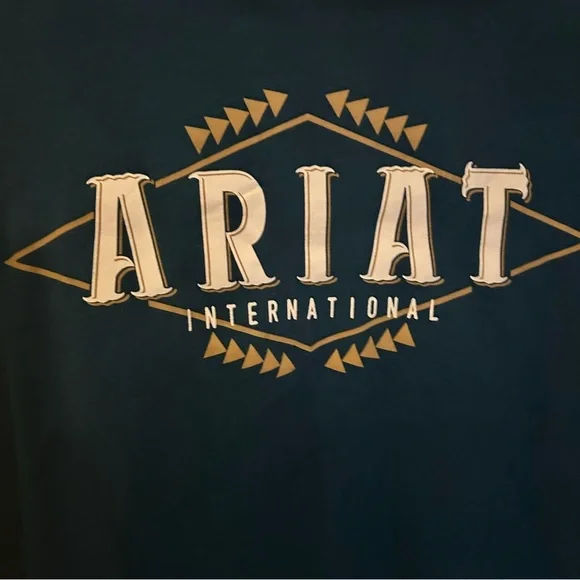 Ariat Relaxed Fit Navy Long Sleeve Shirt - Picture 4 of 7